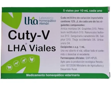 Cuty-V-LHA- Viales 5 Ampollas *10ml